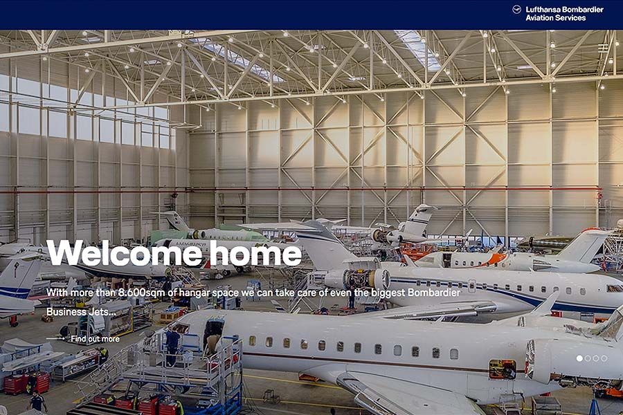 Screenshot Lufthansa