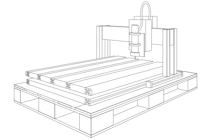 Lagerung von Maschinen und Fahrzeugen
