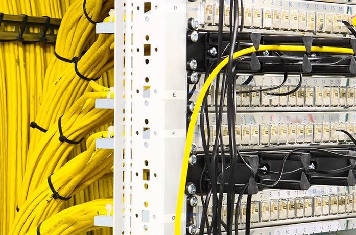 Verkabelung Server